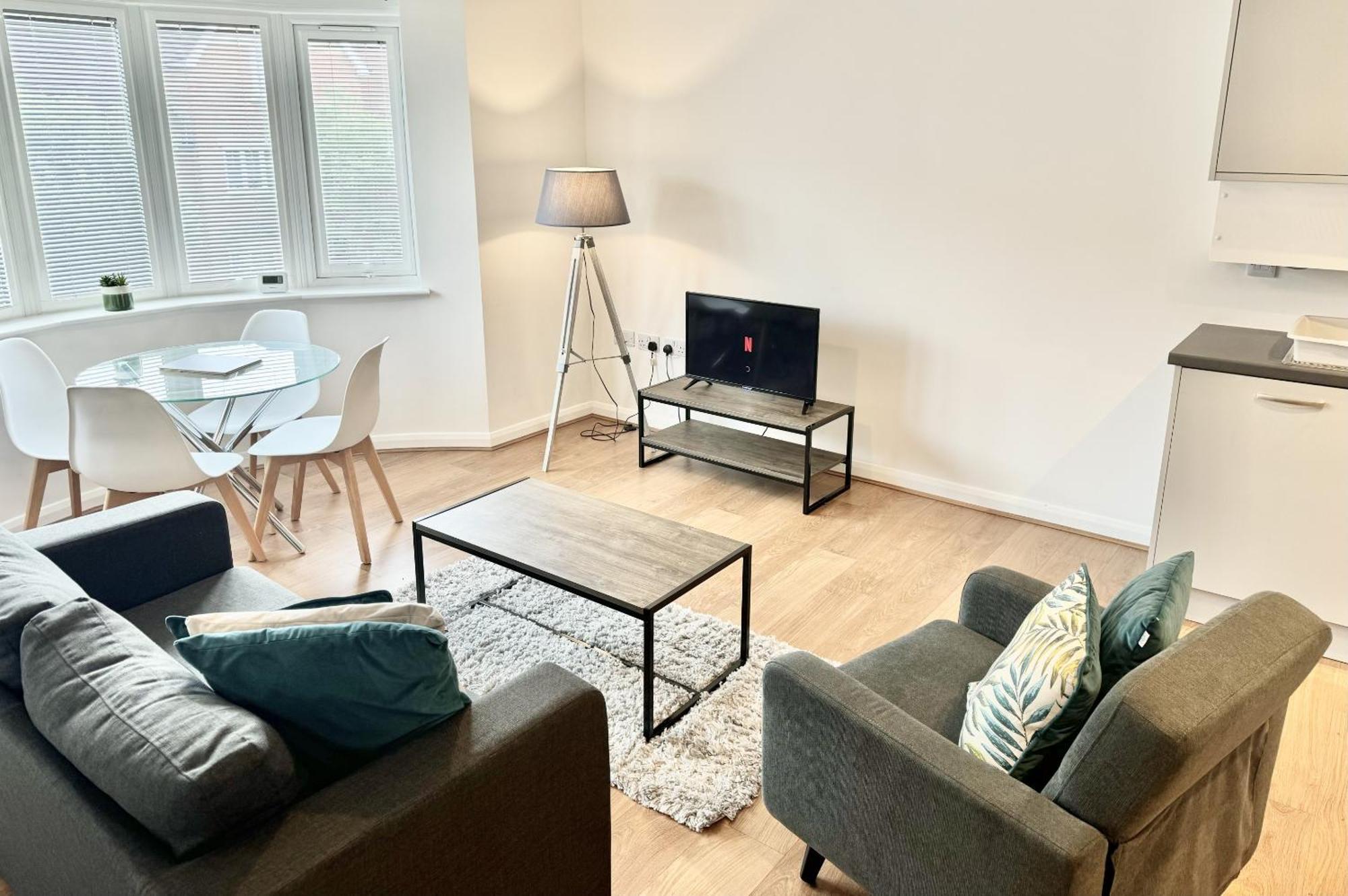 Modern, City Living Apartments- Private Parking Oxford Habitación foto