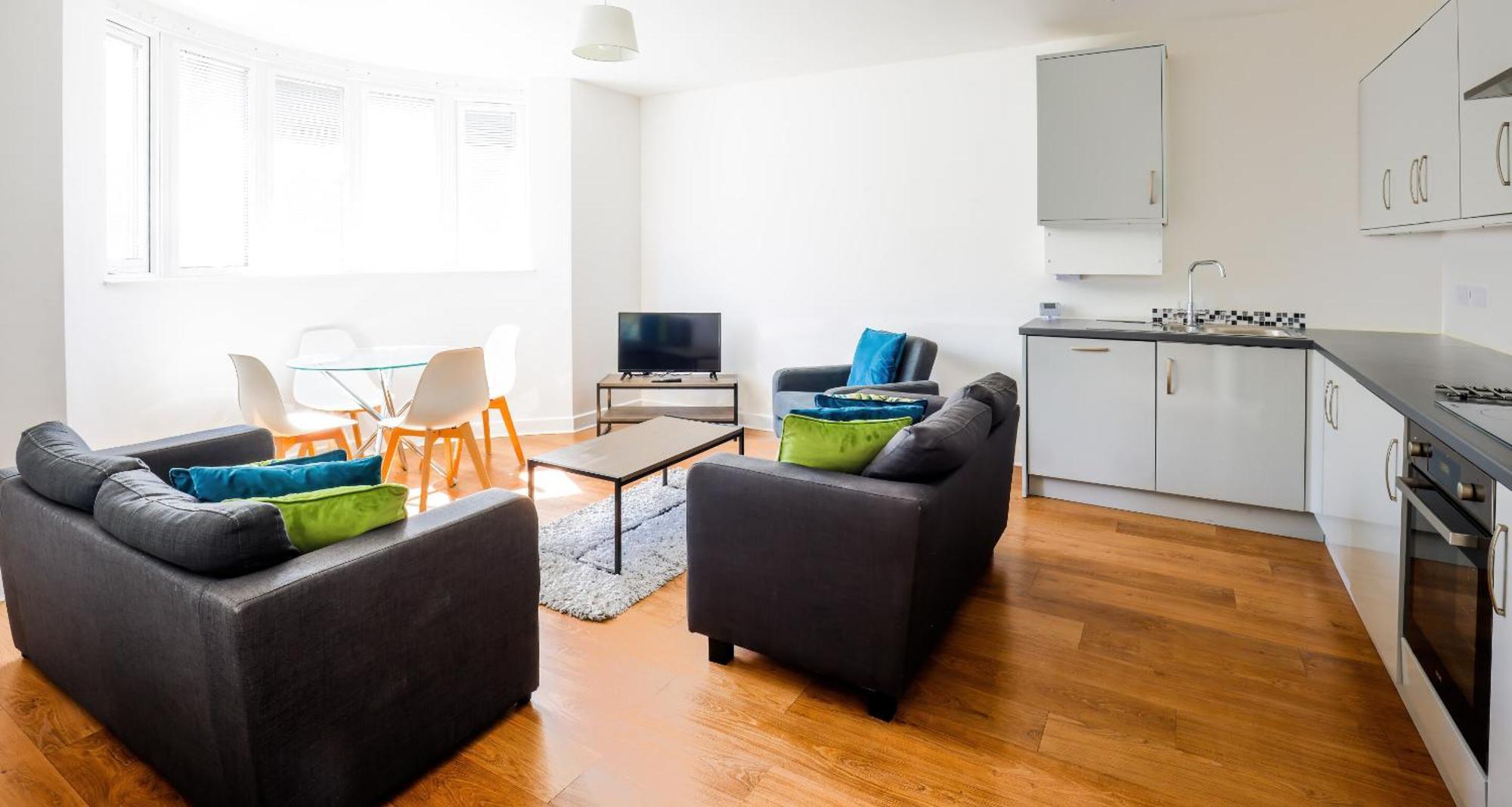 Modern, City Living Apartments- Private Parking Oxford Habitación foto